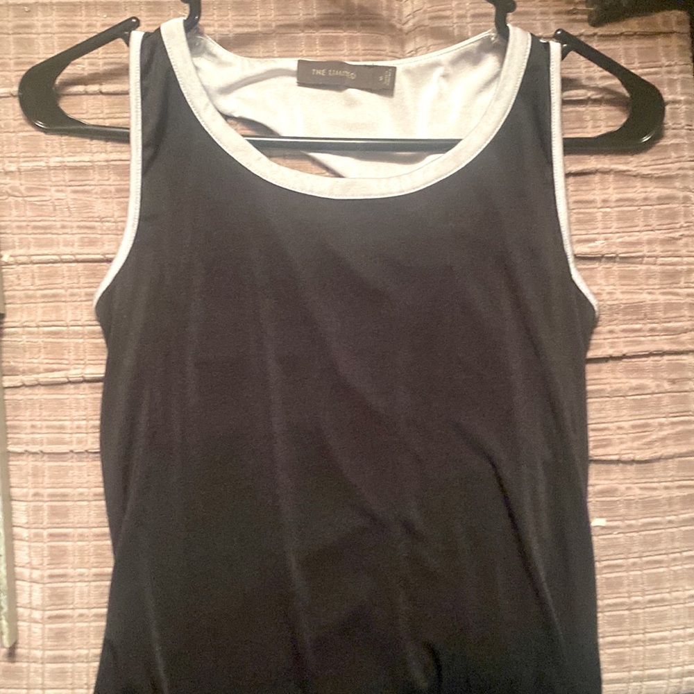 The limited dress tank black and grey size small
